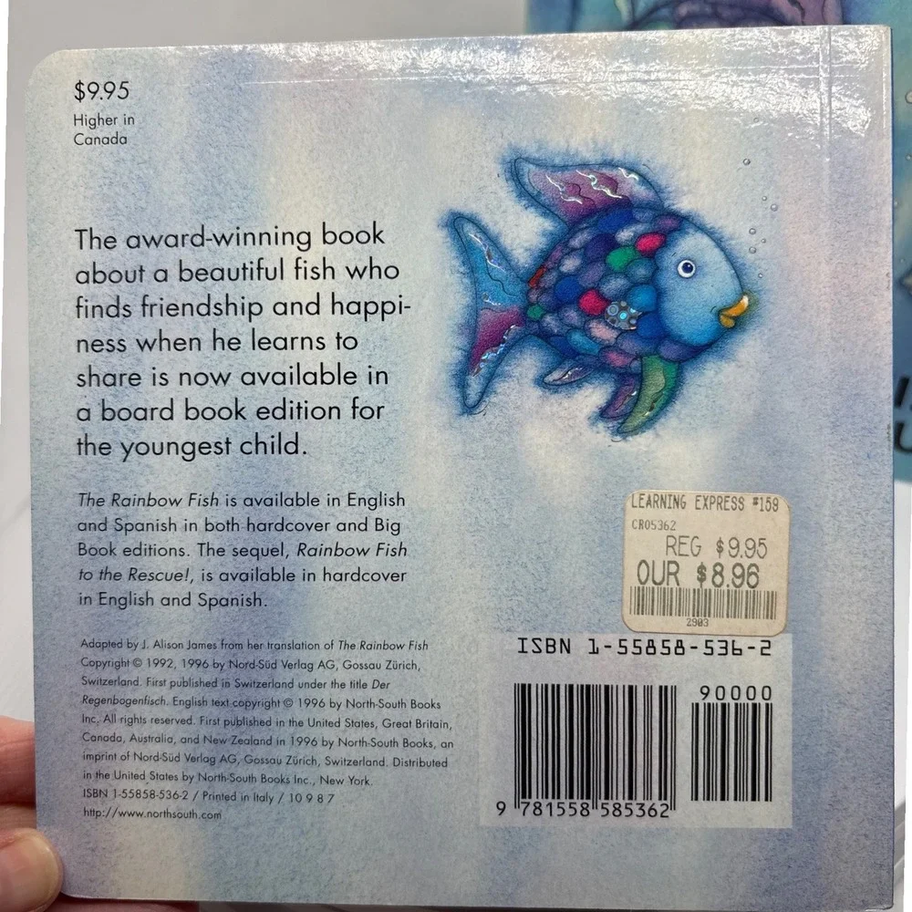 The Rainbow Fish and Rainbow Fish to‎ the Rescue Board Books by Marcus Pfister